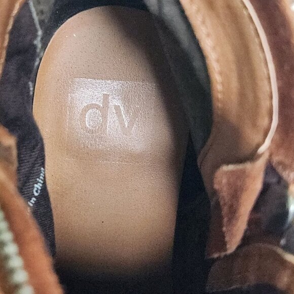 Dolce Vita Hiro Fringe Brown Suede Western Booties Size 9.5 - Picture 7 of 8